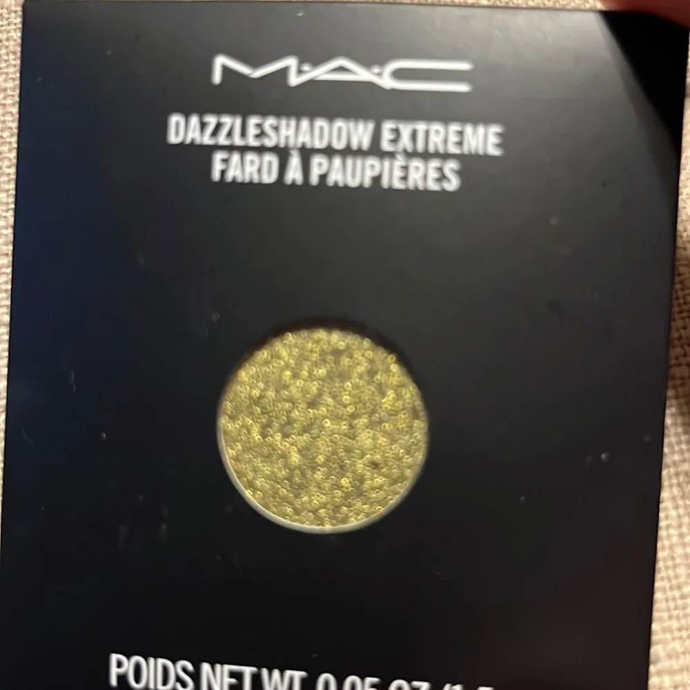 New MAC cosmetics dazzle shadow extreme pro palette refill pan Joie de Glitz - Picture 4 of 8